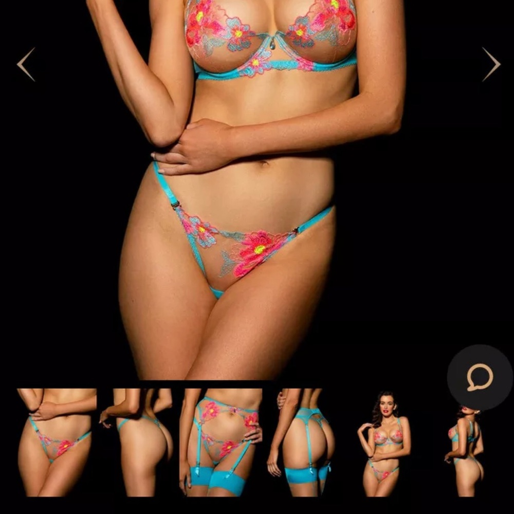 ISO Honey Birdette Christine Thong (Turquoise) - Small or Medium